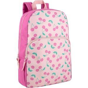 image:imageTrail maker Fun School Backpack for Elementary Middle School Girls and Boys  17 Inch Printed Backpacks for School Kids Travel Pretty Pink FlowersCheerful Cherries