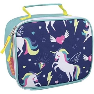 image:imageTrail maker Kids School Lunch Box Insulated for Boys Girls  Fun Insulated Lunch Bag for Kids School Camp Sports Snarky SharkiesUnique Unicorns