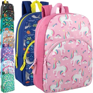 image:imageTrail maker Wholesale Kids Backpacks for Boys Girls Bulk Backpacks 24 Pack with Fun Patterns Adjustable Padded StrapsUnisex Fantastic Creature Prints