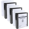 image:image50 Pack 2 Inch Binders 3 Ring Hardcover Binders in Bulk with Clear View Cover Pockets for Classroom Office Portfolios  Bulk School Teacher Office Supplies Black Only PackBlack  White Mix Pack