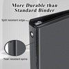 image:image50 Pack 2 Inch Binders 3 Ring Hardcover Binders in Bulk with Clear View Cover Pockets for Classroom Office Portfolios  Bulk School Teacher Office Supplies Black Only PackBlack Only Pack