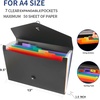 image:image50 Pack Bulk Expanding File Folder 8 Pocket Accordion File Holder Organizer A4 Letter Size Paper Document amp Receipt Organizer  50 Accordion Filing Folders for Classroom Office Supplies