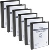image:imageTrail Maker 1 inch Binders 50 Pack 3 Ring Hardcover Binders in Bulk with Clear View Cover Pockets for Classroom Office Portfolios  Bulk School Teacher Office Supplies White Only PackBlack Only Pack