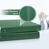 image:imageTrail Maker 1 inch Binders 50 Pack 3 Ring Hardcover Binders in Bulk with Clear View Cover Pockets for Classroom Office Portfolios  Bulk School Teacher Office Supplies White Only PackGreen Only Pack