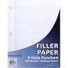 image:imageTrail Maker 50 Pack Bulk Filler Paper College Ruled 8 x 1012 Inch College Ruled Paper 3 Hole Punch Loose Leaf Notebook Paper for 3 Ring Binders 5000 sheets totalCollege Ruled