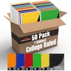 image:imageTrail maker Bulk Notebooks 50 Pack One Subject Notebooks College Ruled 140 Pages 70 SheetsSpiral Bulk Notebooks for Kids School Supplies Journaling Note Taking Students and Work50 Pack