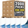 image:imageTrail Maker 50 Pack Bulk Filler Paper College Ruled 8 x 1012 Inch College Ruled Paper 3 Hole Punch Loose Leaf Notebook Paper for 3 Ring Binders 5000 sheets totalCollege Ruled