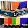image:imageTrail maker Bulk Notebooks 50 Pack One Subject Notebooks College Ruled 140 Pages 70 SheetsSpiral Bulk Notebooks for Kids School Supplies Journaling Note Taking Students and Work50 Pack