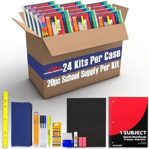 image:image24 Pack Bulk Back to School Supplies for Kids  20 Piece School Supply Kits in Bulk for Kindergarten Elementary K12 with Notebook Crayons Pencils and More