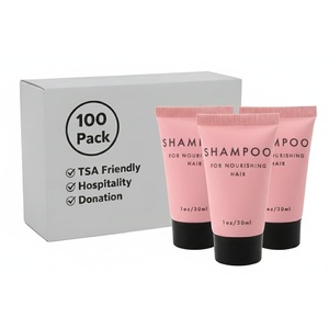 image:imageTrail maker 100 pack 1 oz Shampoo Travel Size for Hotel Homeless Shelters Donation Charity Travel 100 bottles 1 ounce eachWomens Scented