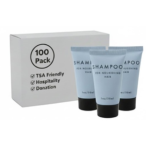 image:imageTrail maker 100 pack 1 oz Travel Shampoo for Hospitality Hotel Donation Charity Homeless 100 bottles 1 ounce eachMens Scented