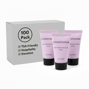 image:imageTrail maker 100 pack 1 oz Travel Size Hair Conditioner Shampoo Scented  Hotel Homeless Shelter Donation Charity Bulk 100 bottles 1 ounce eachFloral