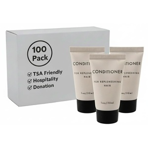 image:imageTrail maker 100 pack 1 oz Travel Size Hair Conditioner Shampoo Scented  Hotel Homeless Shelter Donation Charity Bulk 100 bottles 1 ounce eachUnscented