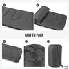 image:image10 Pack Sleeping Bags for Adults Cold Weather Bulk for Homeless People 4 Seasons Warm or Cold Lightweight Indoor Outdoor Backpacking CampingSolid Black Hooded
