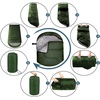 image:image10 Pack Sleeping Bags for Adults Cold Weather Bulk for Homeless People 4 Seasons Warm or Cold Lightweight Indoor Outdoor Backpacking CampingSolid Green Hooded