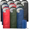 image:image10 Pack Sleeping Bags for Adults Cold Weather Bulk for Homeless People 4 Seasons Warm or Cold Lightweight Indoor Outdoor Backpacking CampingSolid Hooded