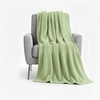 image:image50x60 Throw Blankets Ultra Soft Hypoallergenic Fleece Fall Throw Blanket for Livingroom Couch Chair Bed BlackFern Green