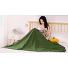 image:image50x60 Throw Blankets Ultra Soft Hypoallergenic Fleece Fall Throw Blanket for Livingroom Couch Chair Bed BlackHunter Green