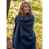 image:image50x60 Throw Blankets Ultra Soft Hypoallergenic Fleece Fall Throw Blanket for Livingroom Couch Chair Bed BlackNavy Blue