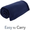 image:image50x60 Throw Blankets Ultra Soft Hypoallergenic Fleece Fall Throw Blanket for Livingroom Couch Chair Bed BlackNavy Blue