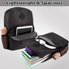 image:imageTrail maker 17 Backpack  Reflective School Backpack with Padded Straps Water Bottle Pockets for Kids amp Adults School Travel Camp GreenBlack