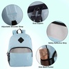 image:imageTrail maker 17 Backpack  Reflective School Backpack with Padded Straps Water Bottle Pockets for Kids amp Adults School Travel Camp GreenBlue