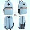 image:imageTrail maker 17 Backpack  Reflective School Backpack with Padded Straps Water Bottle Pockets for Kids amp Adults School Travel Camp GreenBlue