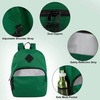 image:imageTrail maker 17 Backpack  Reflective School Backpack with Padded Straps Water Bottle Pockets for Kids amp Adults School Travel Camp GreenGreen