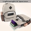 image:imageTrail maker 17 Backpack  Reflective School Backpack with Padded Straps Water Bottle Pockets for Kids amp Adults School Travel Camp GreenKhaki