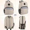 image:imageTrail maker 17 Backpack  Reflective School Backpack with Padded Straps Water Bottle Pockets for Kids amp Adults School Travel Camp GreenKhaki