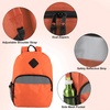 image:imageTrail maker 17 Backpack  Reflective School Backpack with Padded Straps Water Bottle Pockets for Kids amp Adults School Travel Camp GreenOrange
