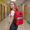 image:imageTrail maker 17 Backpack  Reflective School Backpack with Padded Straps Water Bottle Pockets for Kids amp Adults School Travel Camp GreenRed