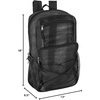 image:imageTrail maker Deluxe See Through Mesh Backpack with Bungee Cord amp Adjustable Padded Straps for Swimming Travel AquaBlack