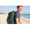 image:imageTrail maker Deluxe See Through Mesh Backpack with Bungee Cord amp Adjustable Padded Straps for Swimming Travel AquaGreen