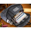 image:imageTrail maker Deluxe See Through Mesh Backpack with Bungee Cord amp Adjustable Padded Straps for Swimming Travel AquaGrey