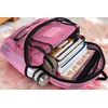 image:imageTrail maker Deluxe See Through Mesh Backpack with Bungee Cord amp Adjustable Padded Straps for Swimming Travel AquaPink