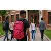 image:imageTrail maker Deluxe See Through Mesh Backpack with Bungee Cord amp Adjustable Padded Straps for Swimming Travel AquaRed