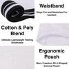 image:imageTrail maker Mens Underwear Briefs BulkCotton Polyester 50 Pack Underwear for HomelessDisaster Reliefsize S M LXLAll Extralarge Pack