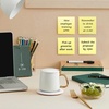 image:imageTrailmaker 100 Pack Sticky Notes Bulk Set 3x3 Self Stick Memo Pads with 100 Sheets Each Sticky Notes for Classrooms Offices School Supplies amp Organization YellowYellow Pack