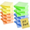 image:imageTrailmaker 100 Pack Sticky Notes Bulk Set 3x3 Self Stick Memo Pads with 100 Sheets Each Sticky Notes for Classrooms Offices School Supplies amp Organization YellowMulticolor Pack