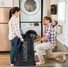 image:imageWashable Drawstring Laundry Bags 2 Pack Extra Large Heavy Duty College Dorm Dirty Laundry Clothes Travel Bag and Gym Clothes Bag for Guys and Girls Turquoise Wash MeBlack Laundry