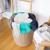 image:imageWashable Drawstring Laundry Bags 2 Pack Extra Large Heavy Duty College Dorm Dirty Laundry Clothes Travel Bag and Gym Clothes Bag for Guys and Girls Turquoise Wash MeTurquoise Wash Me
