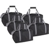 image:image24 Pack Bulk Duffle Bags Wholesale by the Case for Homeless Sports Teams and Duffle Bags for Foster Kids Assorted Colors PackAll Black Pack