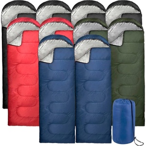 image:image10 Pack Sleeping Bags for Adults Cold Weather Bulk for Homeless People 4 Seasons Warm or Cold Lightweight Indoor Outdoor Backpacking CampingSolid Hooded