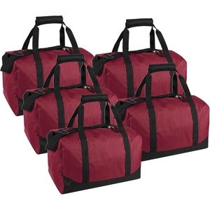 image:image24 Pack Bulk Duffle Bags Wholesale by the Case for Homeless Sports Teams and Duffle Bags for Foster Kids Assorted Colors PackAll Red Pack