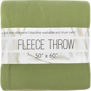 image:image50x60 Throw Blankets Ultra Soft Hypoallergenic Fleece Fall Throw Blanket for Livingroom Couch Chair Bed BlackFern Green