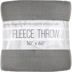 image:image50x60 Throw Blankets Ultra Soft Hypoallergenic Fleece Fall Throw Blanket for Livingroom Couch Chair Bed BlackHeather Grey