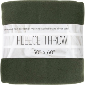 image:image50x60 Throw Blankets Ultra Soft Hypoallergenic Fleece Fall Throw Blanket for Livingroom Couch Chair Bed BlackHunter Green