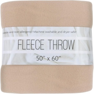 image:image50x60 Throw Blankets Ultra Soft Hypoallergenic Fleece Fall Throw Blanket for Livingroom Couch Chair Bed BlackSandy Khaki