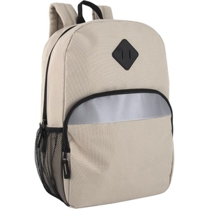 image:imageTrail maker 17 Backpack  Reflective School Backpack with Padded Straps Water Bottle Pockets for Kids amp Adults School Travel Camp GreenKhaki